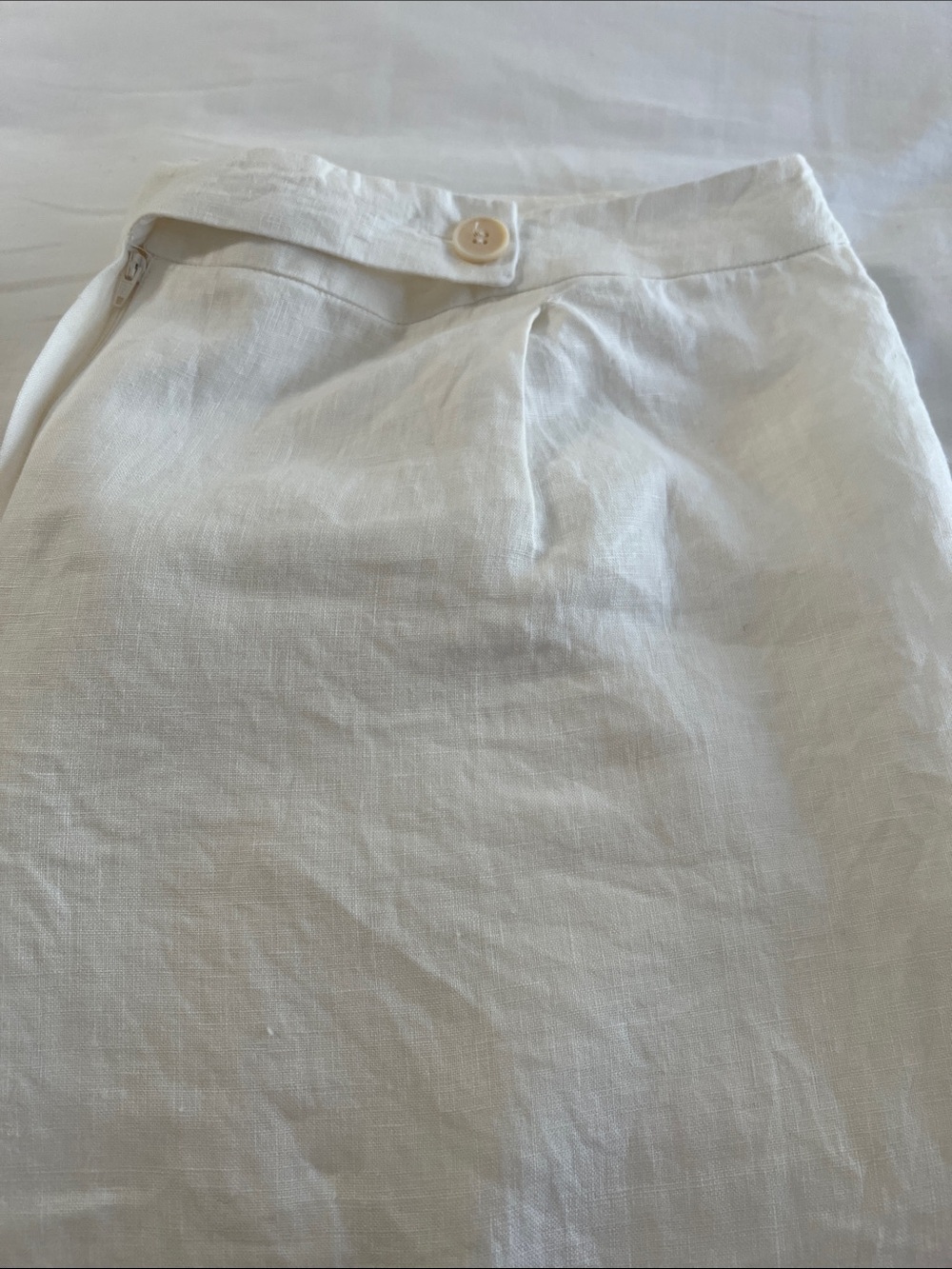 Marina Rinaldi Cream Linen Capris